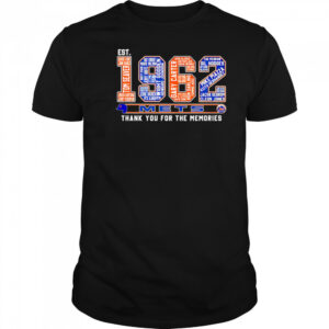 Est 1962 New York Mets Thank You For The Memories shirt