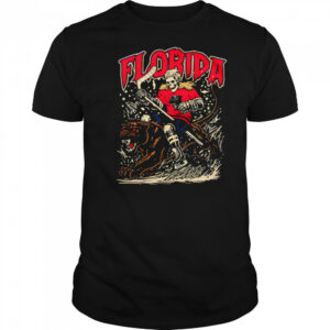 Florida Hockey Skeleton graphic shirt