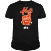 Foam hand number one finger New York Mets shirt
