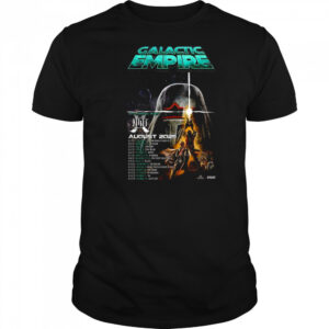 Galactic Empire August 2025 Tour Poster T-Shirt