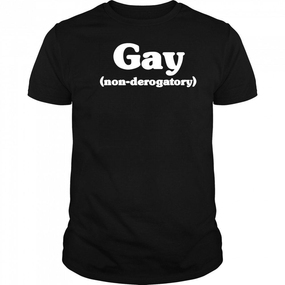 Gay non derogatory shirt