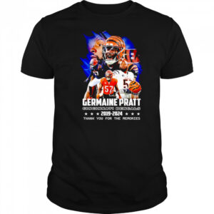 Germaine Pratt Cincinnati Bengals 2019-2024 Signature Thank You For The Memories shirt
