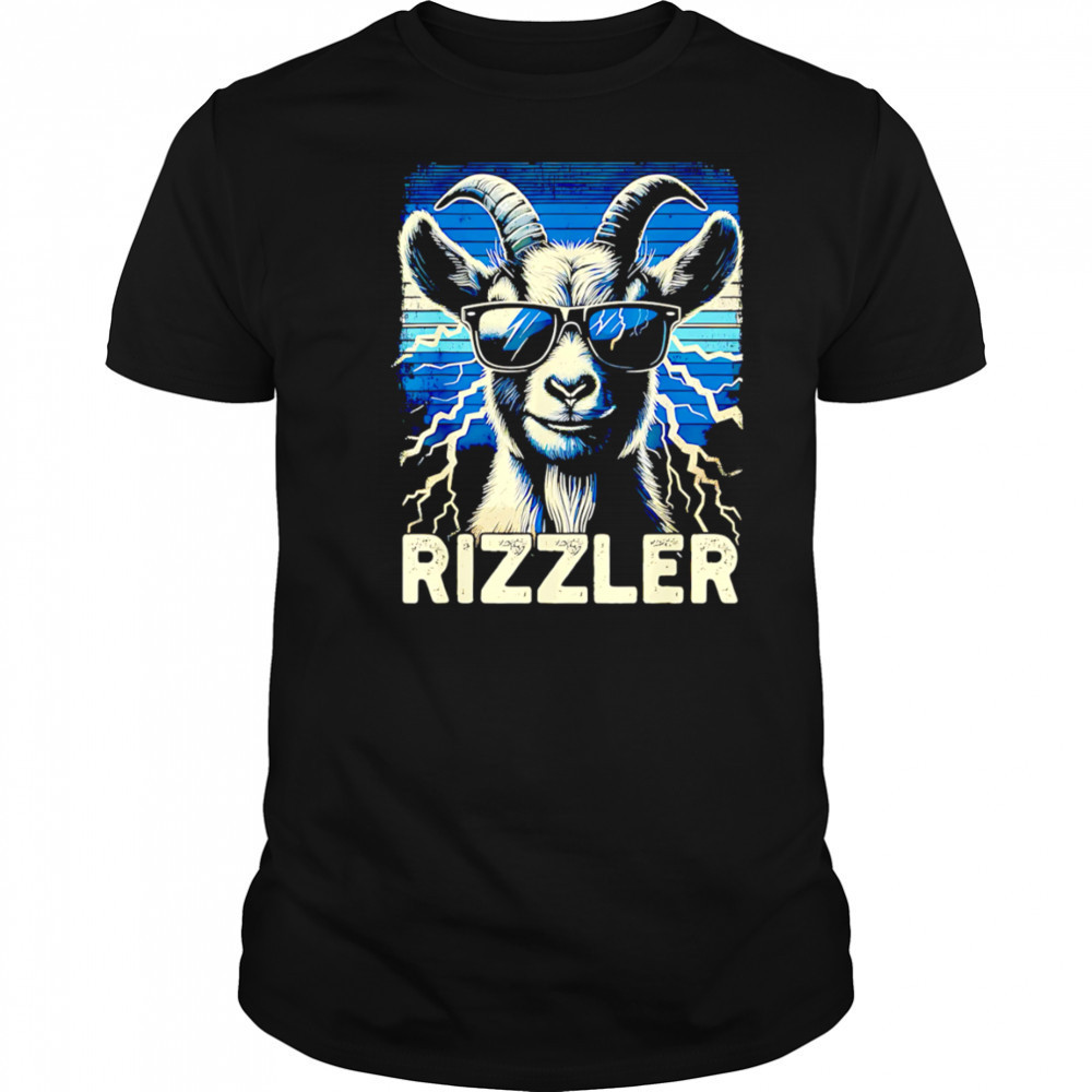 Goat Rizzler lightning shirt