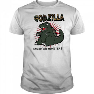 Godzilla King of the monsters Japanese chibi shirt