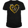Grandma Mom Indiana Pacers heart shirt