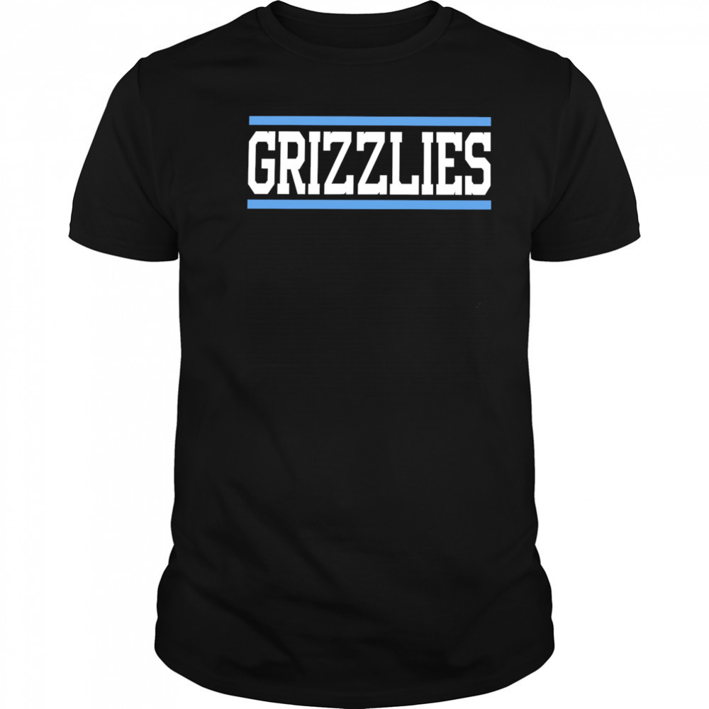Grizzlies horizontal lines shirt