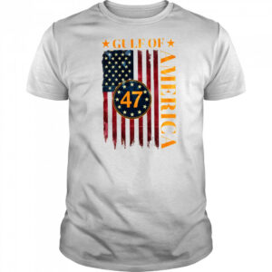 Gulf of America American Flag T Shirt
