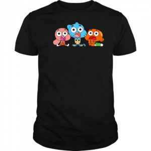 Gumball Darwin Anais cartoon shirt