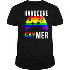 Hardcore gaymer LGBT shirt