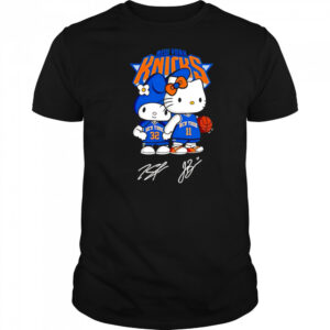 Hello Kitty Knicks Brunson and Towns Signature shirt