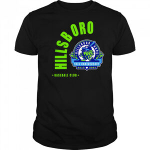 Hillsboro Hops Baseball Club 10th Anniversary shirt