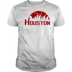 Houston Rockets Cityscape Skyline style 2025 shirt