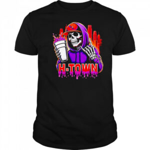 Houston Texans x DJ Screw H-Town skeleton shirt