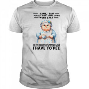 I Came I Saw I’m Forgot What I Was Doing Went Back Got T Shirt