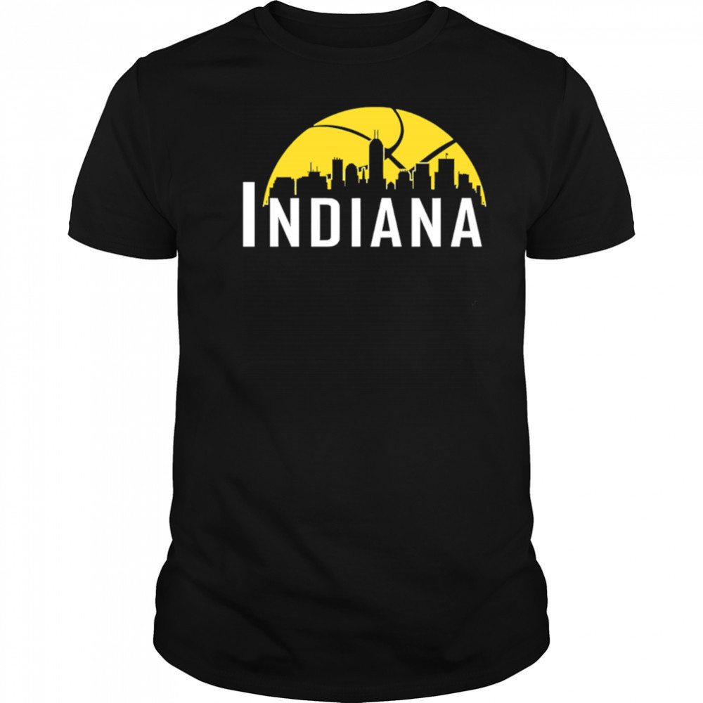 Indiana Pacers Cityscape Skyline style 2025 shirt