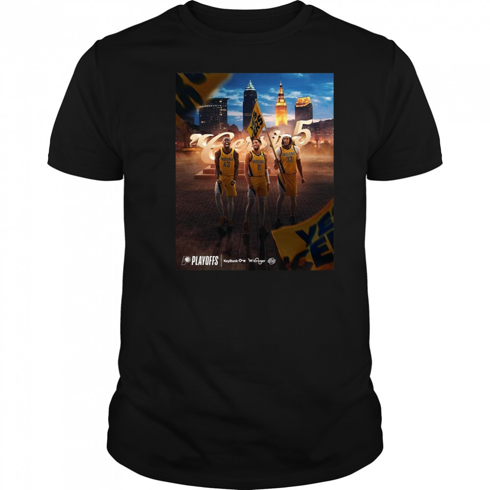 Indiana Pacers Eastern Conference Champions NBA 2025 Cers In 5 Shirt Indiana Pacers Eastern Conference Champions NBA 2025 Cers In 5 Shirt
