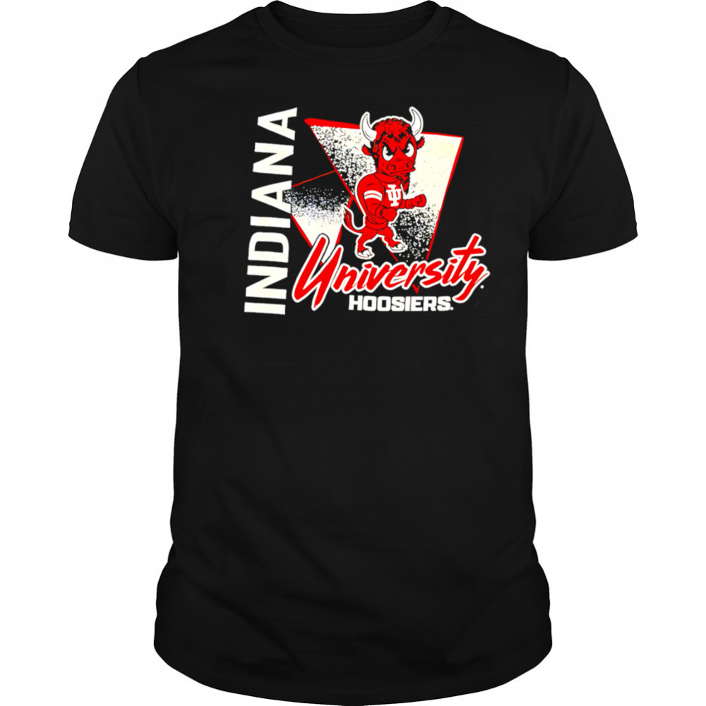 indiana University Hoosiers Bison mascot retro shirt