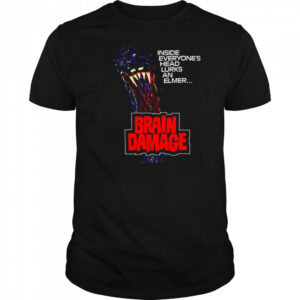 Iron Fortress Brain Damage Horror Movie T-Shirt