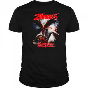 Iron Fortress Zombie 5 Killing Birds Horror Movie T-Shirt