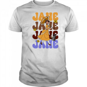 Jane repeat cartoon cute shirt