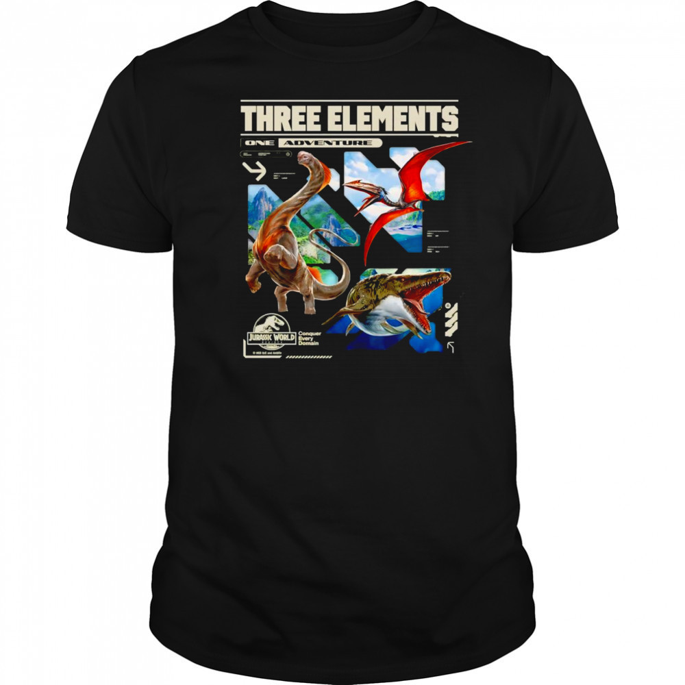 Jurassic World Rebirth 3 Elements shirt