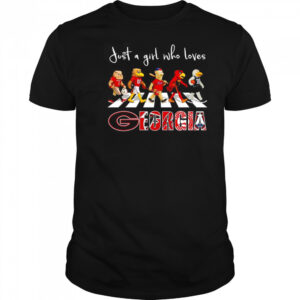 Just a girl who loves Georgia sports mascot shirt