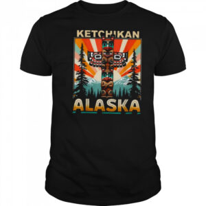 Ketchikan Alaska Native American Indian Totem Pole T Shirt