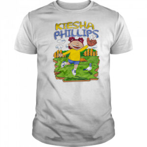 Kiesha Phillips baseball cartoon shirt