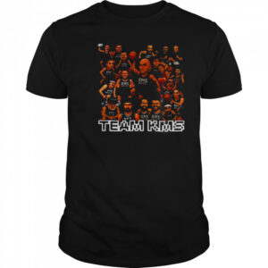 KMS NBA Basketball all team players cartoon shirt