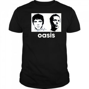 Liam and Noel Gallagher vintage shirt