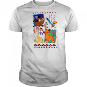 Lion and Friends Safari Cartoon Animal shirt