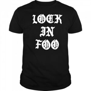 Lock In Foo letter shirt