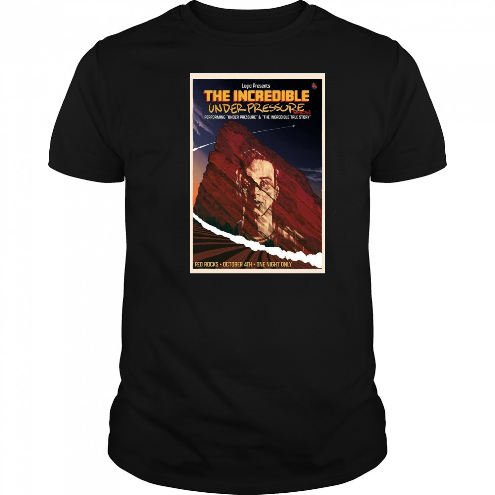 Logic Red Rocks Oct 4 2025 Poster T-Shirt