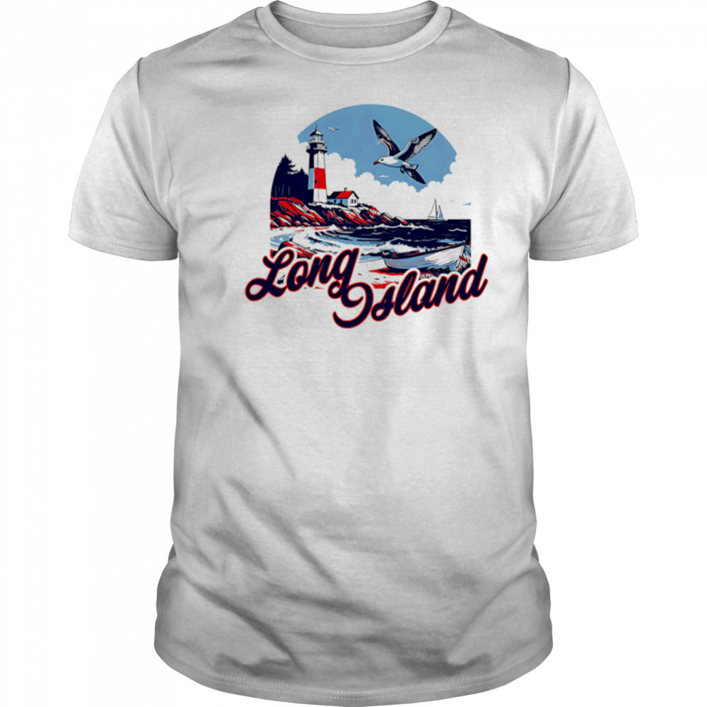 Long Island Skyline sunset shirt