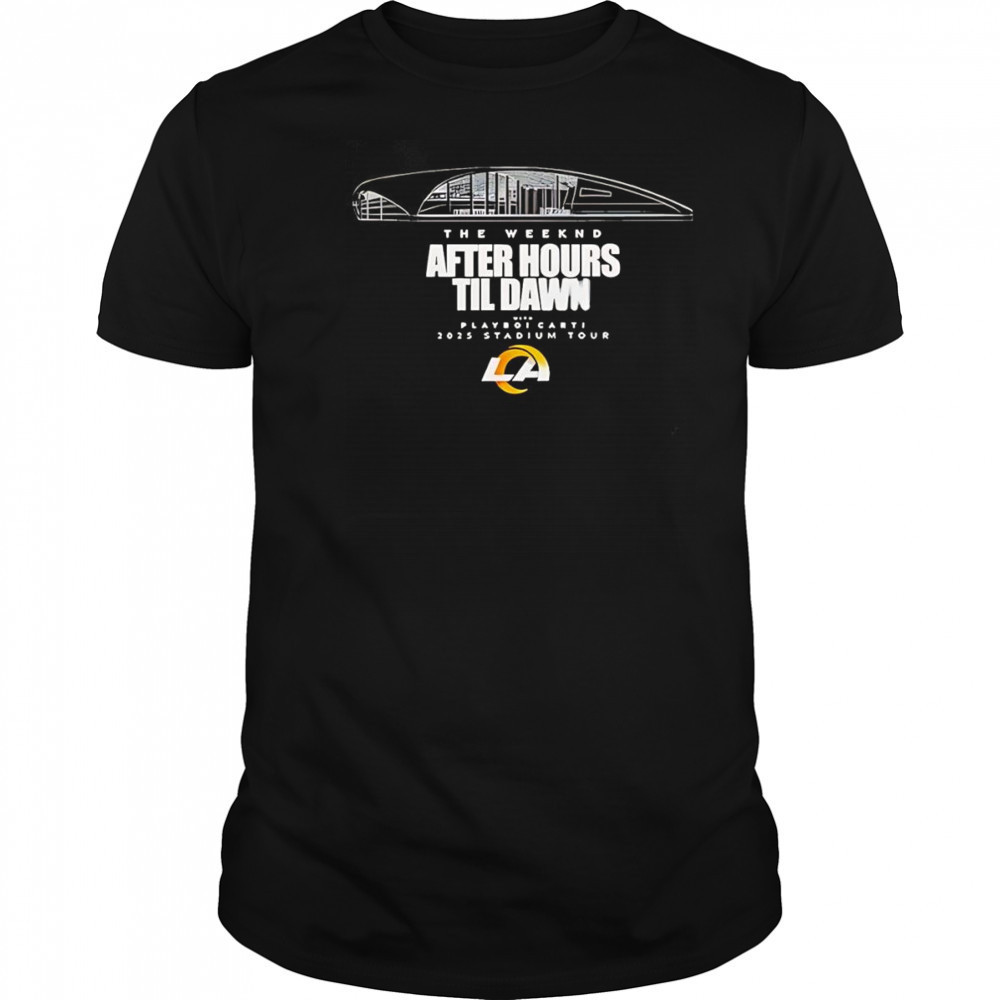 Los Angeles Rams x The Weeknd After Hours Til Dawn Tour shirt