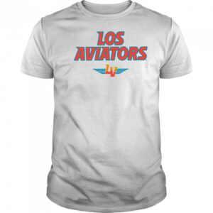Los Aviators logo letter shirt