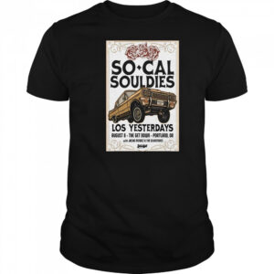 Los Yesterdays Aug 08 2025 Portland Tour Poster T-Shirt