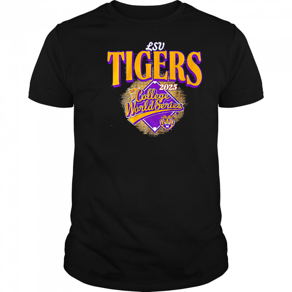 LSU Baseball 2025 College World Series art shirt