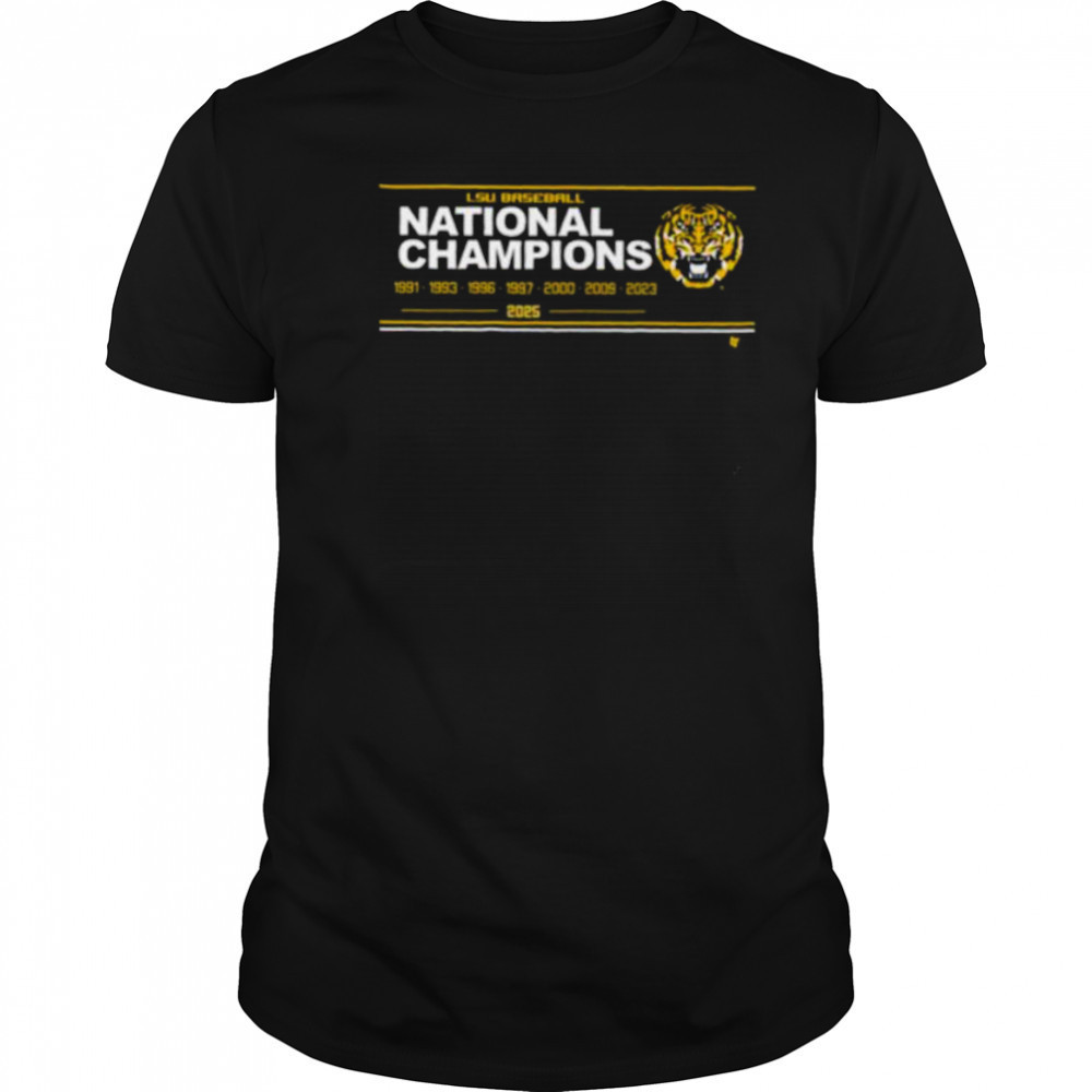 LSU Baseball_ 8x National Champions Sign Shirt