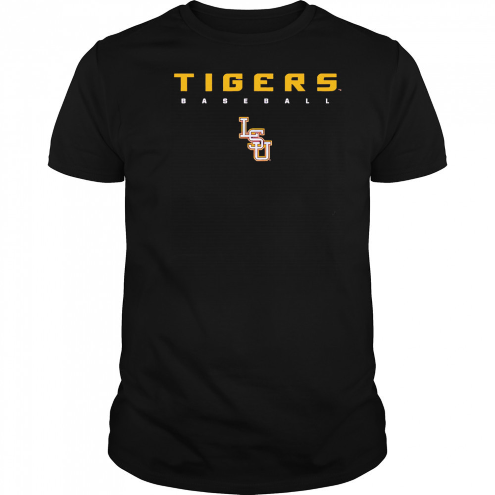 LSU Baseball Logo Stack 2025 shirt
