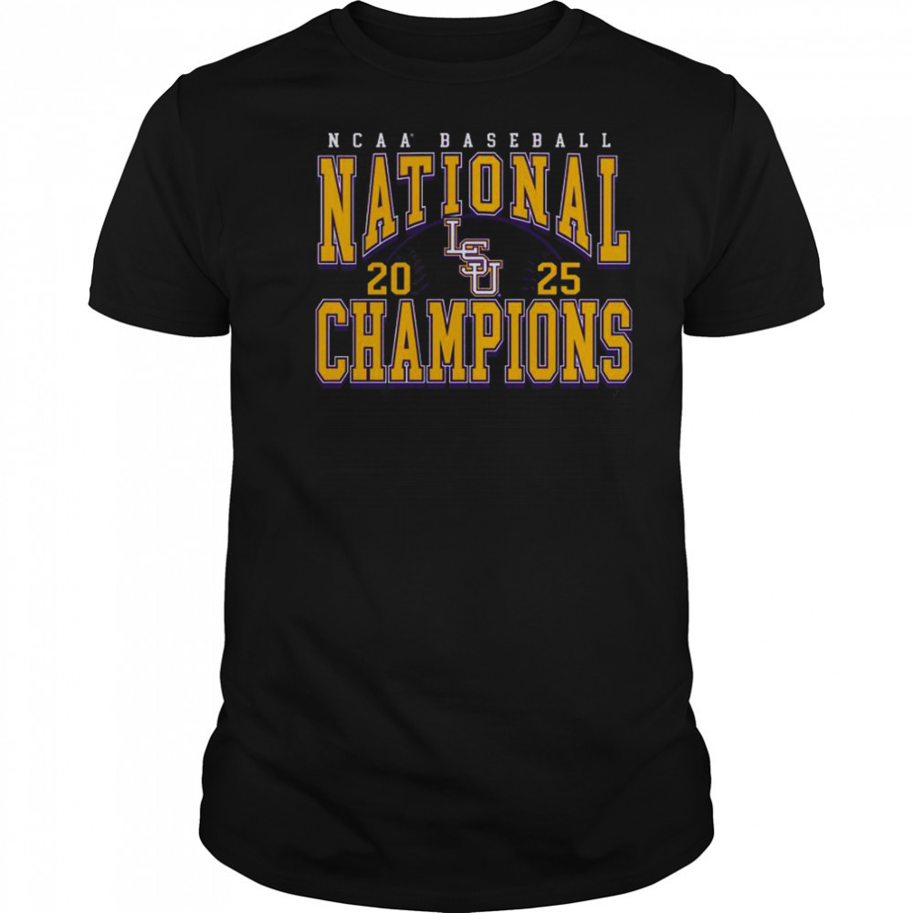 LSU Tigers 2025 NCAA Baseball Men’s College World Series Champions T-Shirt