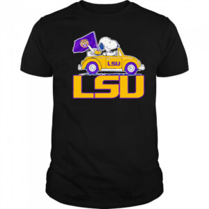 LSU Tigers x Snoopy go by car shirt