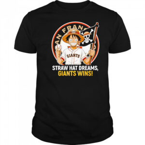 Luffy Straw hat dreams Giants wins shirt