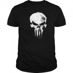 Marvel Daredevil Born Again The Punisher Grunge Style Skull T Shirt