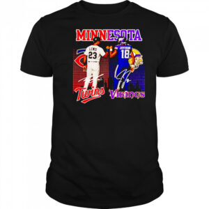 Minnesota vikings and twins star power shirt