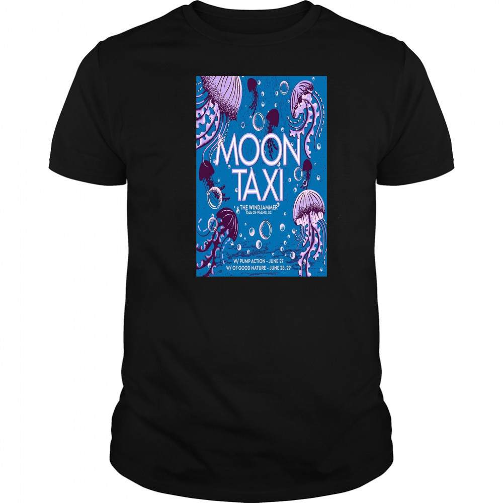 Moon Taxi June 27 2025 The Windjammer on Isle of Palms SC Poster T-Shirt