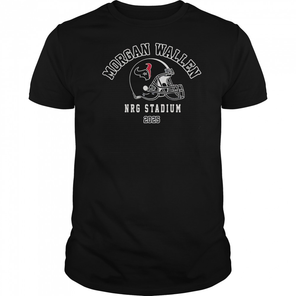 Morgan Wallen X Houston Texans NRG Stadium 2025 Tour T-Shirt