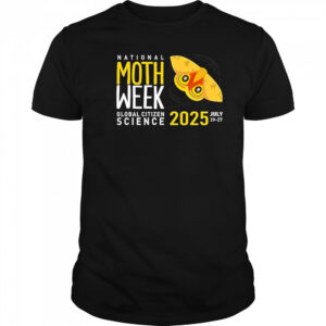National Moth Week Global Citizen Science 2025 shirt