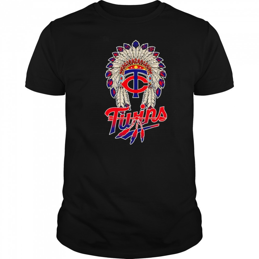 Native Chief headdress Minnesota Twins shirt