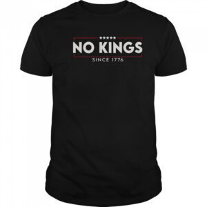No Kings Since 1776 Simple Logo T-Shirt